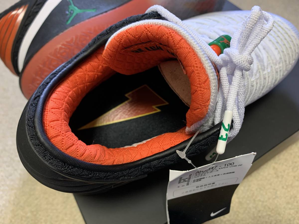 送料無料【やっと出た！】未使用 26.5cm エアジョーダン 32 ロー ゲータレード AIR JORDAN 32 XXXii LOW PF Gatorade AH3347-100【超希少】_画像6