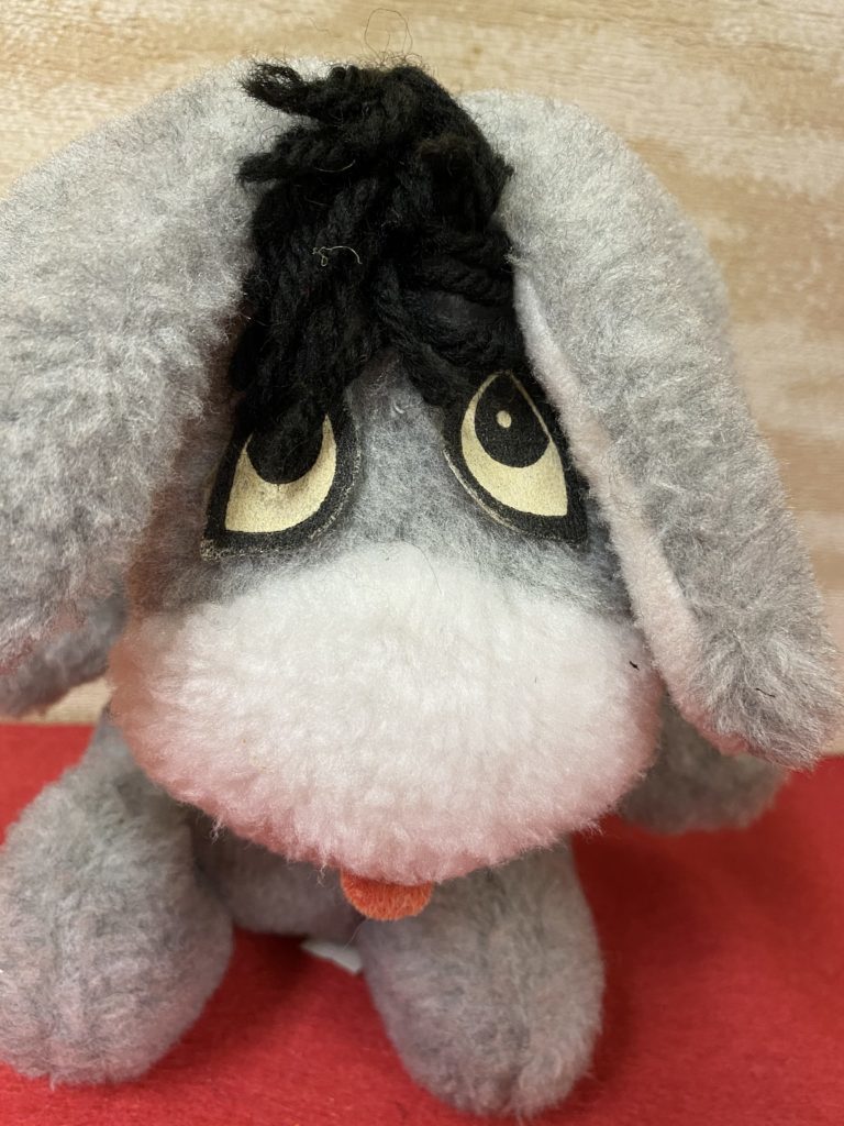 1970s Eeyore soft toy Vintage Disney Winnie The Pooh 