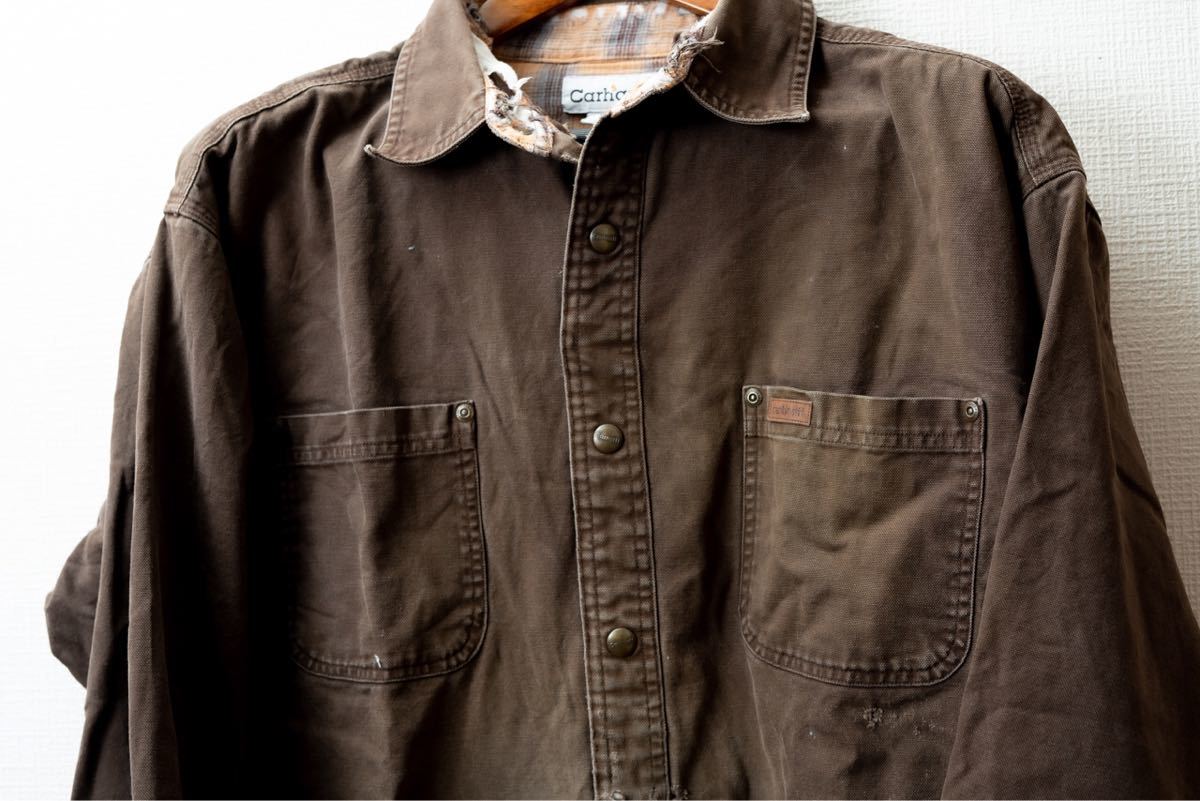 CARHART カーハート コートジャケット ダークブラウン　S296