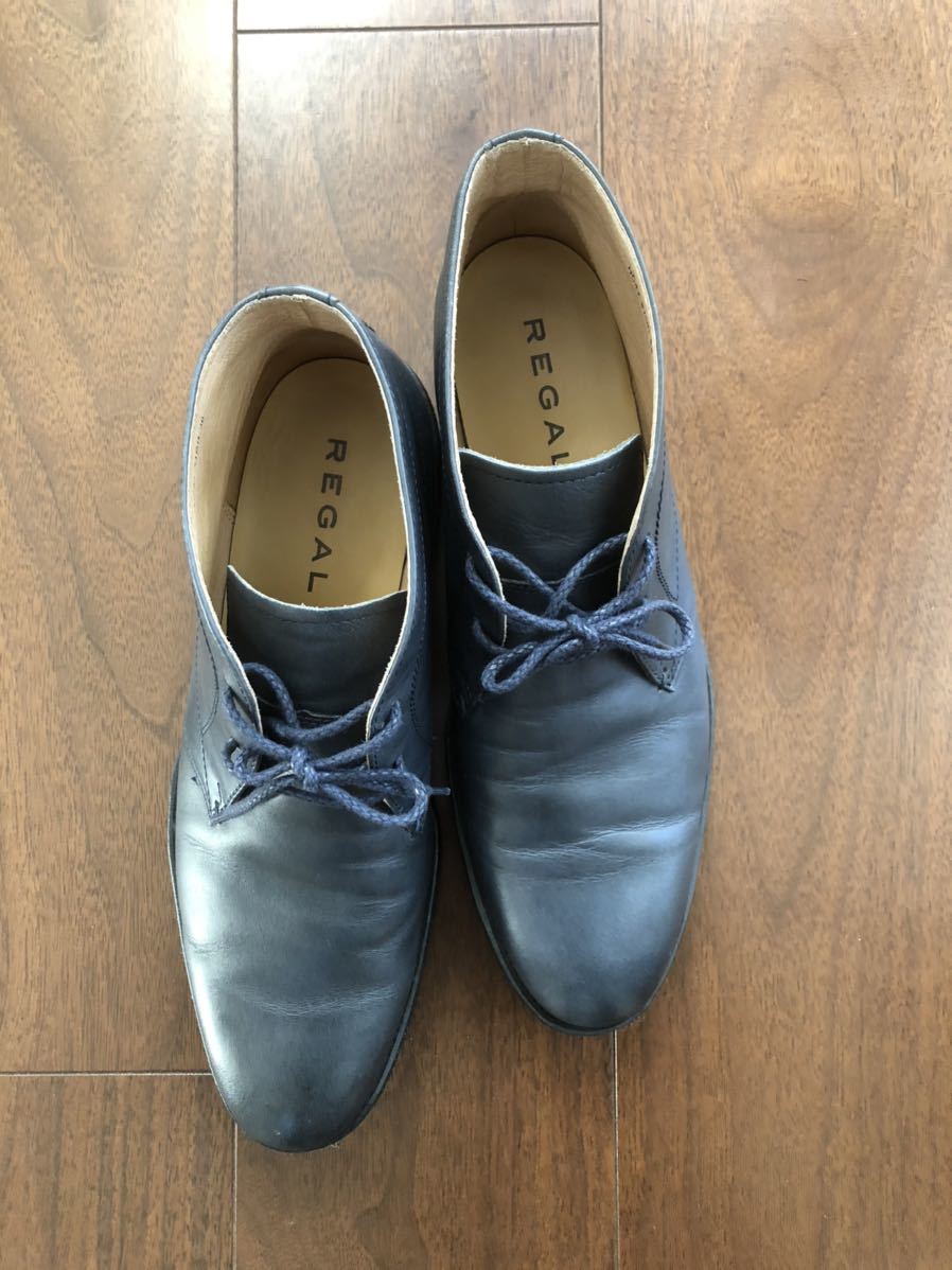 REGAL革靴/26cm/紺色