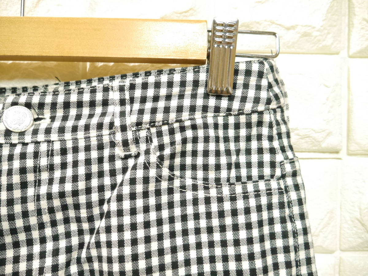 A148 * PROPORTION | proportion pants black color check pattern used size 2