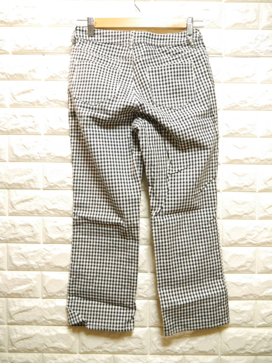 A148 * PROPORTION | proportion pants black color check pattern used size 2