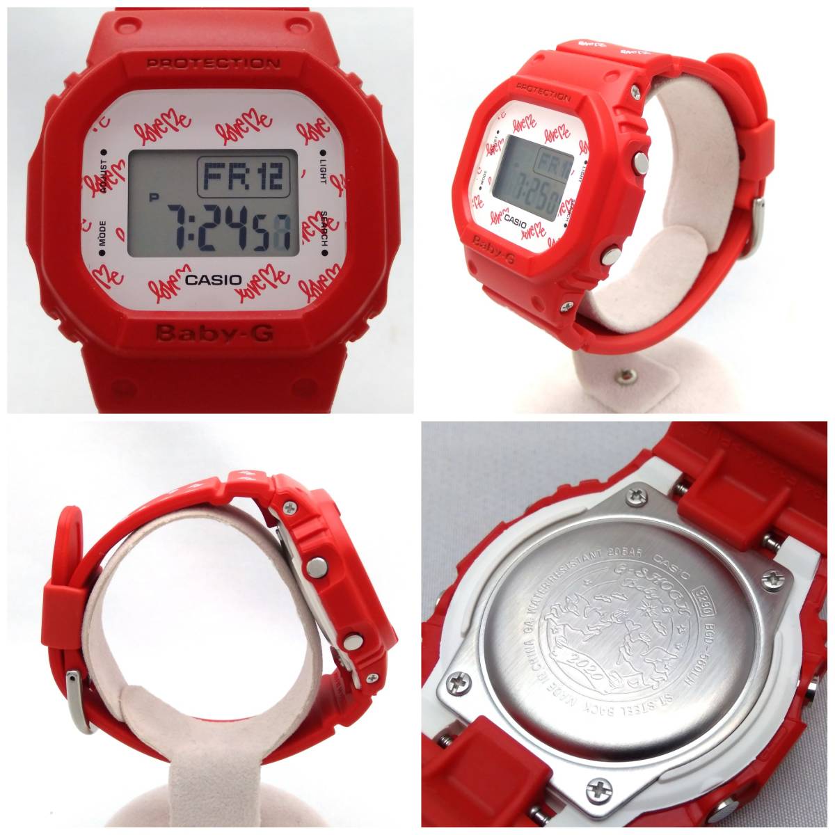 【最終セール】箱 取説 付 CASIO G-SHOCK Baby-G ラバーズコレクション 2020 LOV-20B-4JR DW-5600LH BGD-560LH 【2022年7月上旬頃まで】_画像5