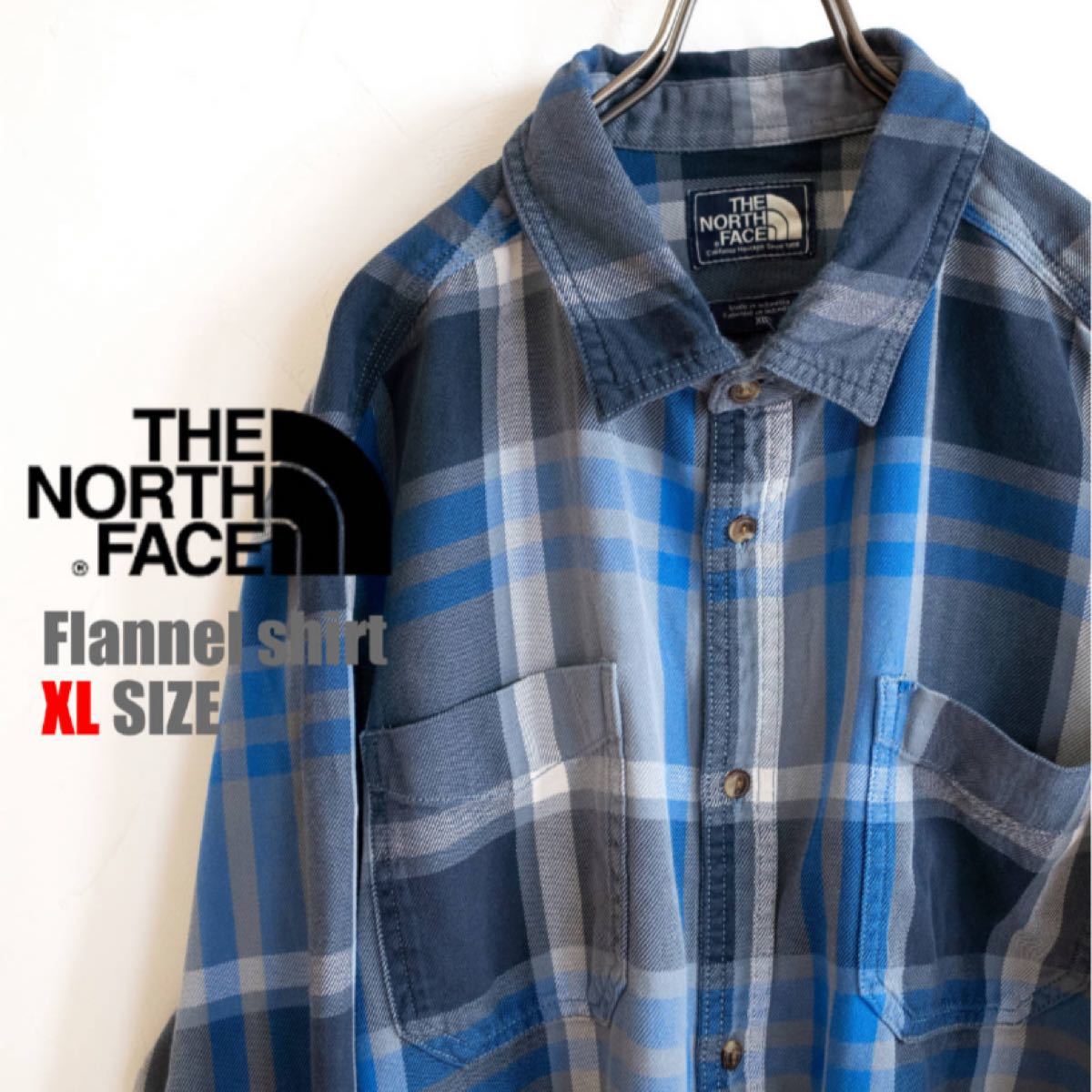 THE NORTH FACE ノースフェイス　ネルシャツ　XL
