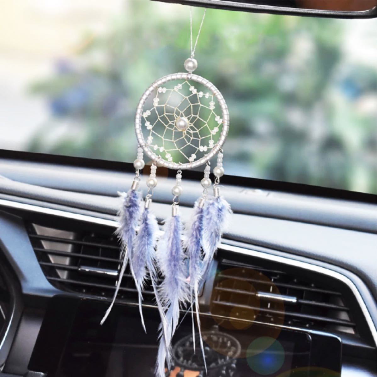 Paypayフリマ 新品 ドリームキャッチャー 車 カー用品 ルームミラー アクセサリー シルバー Paypayフリマ 新品 ドリームキャッチャー 車 カー用品 ルームミラー アクセサリー シルバー