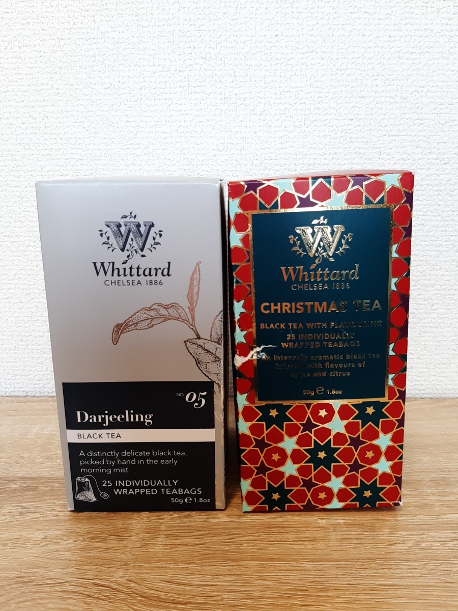 ウィッタード whittard  紅茶 クリスマスティ　ダージリン ティーバッグ