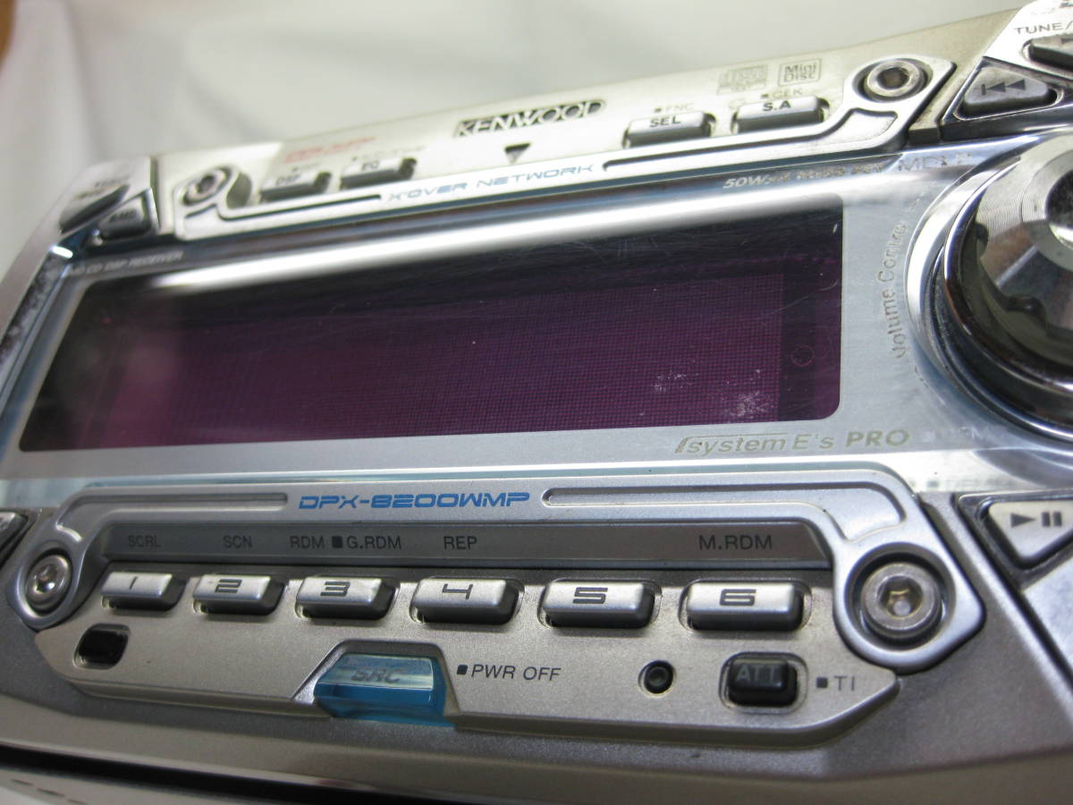 M-2429 KENWOOD Kenwood DPX-8200WMPN MP3 MDLP AUX 2D размер CD&MD панель с гарантией 