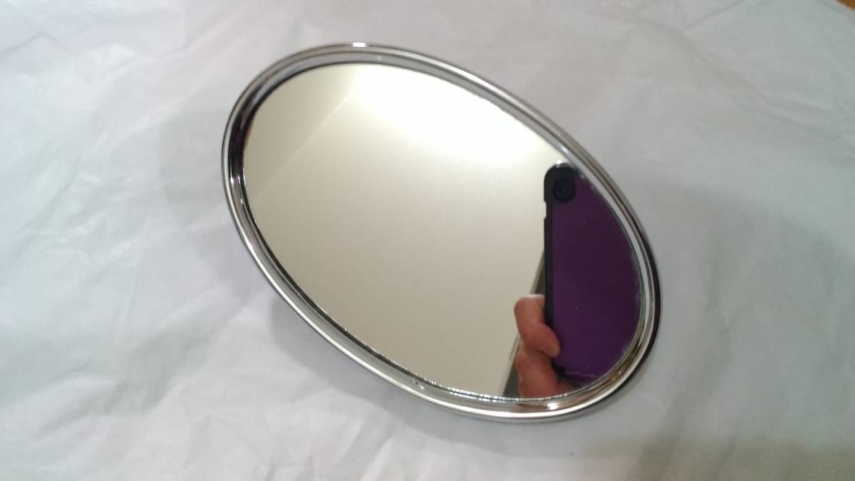 DESMOtesmo clamp oval mirror valuable rare rare that time thing unused NOS goods BMC LEYLAND MINI Ray Land Mini England made 