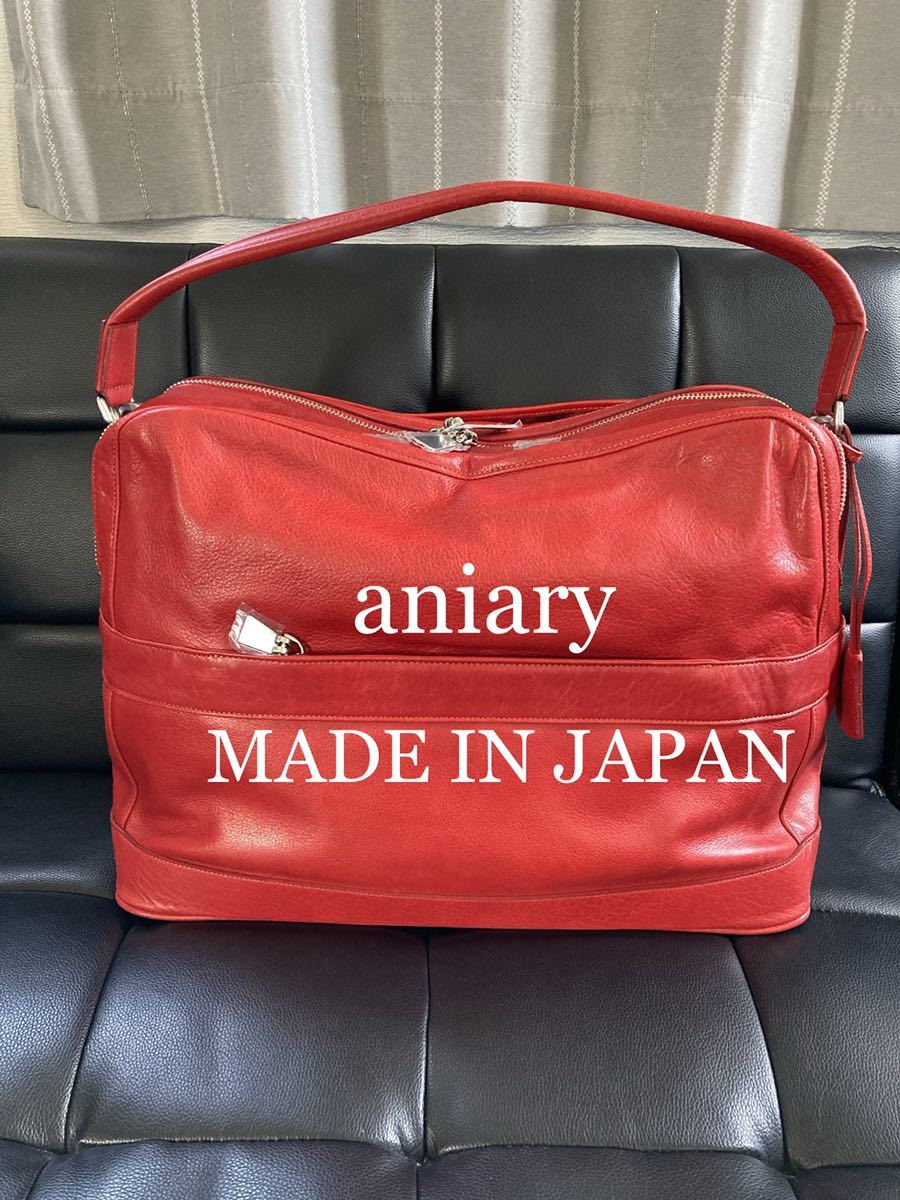 新品タグ付き！aniary ショルダーバッグ、ハンドバッグ。日本製！