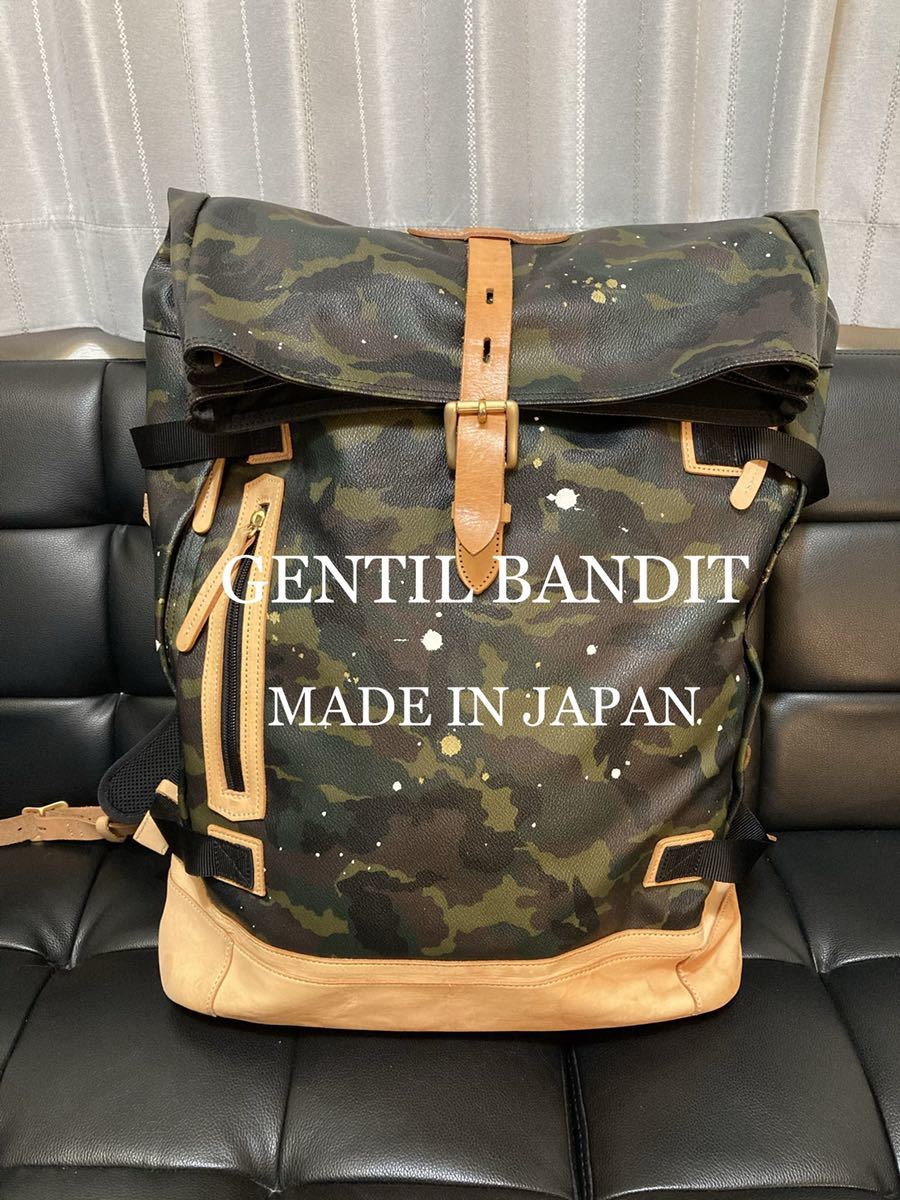 美品！GENTIL BANDIT 迷彩バックパック　リュック