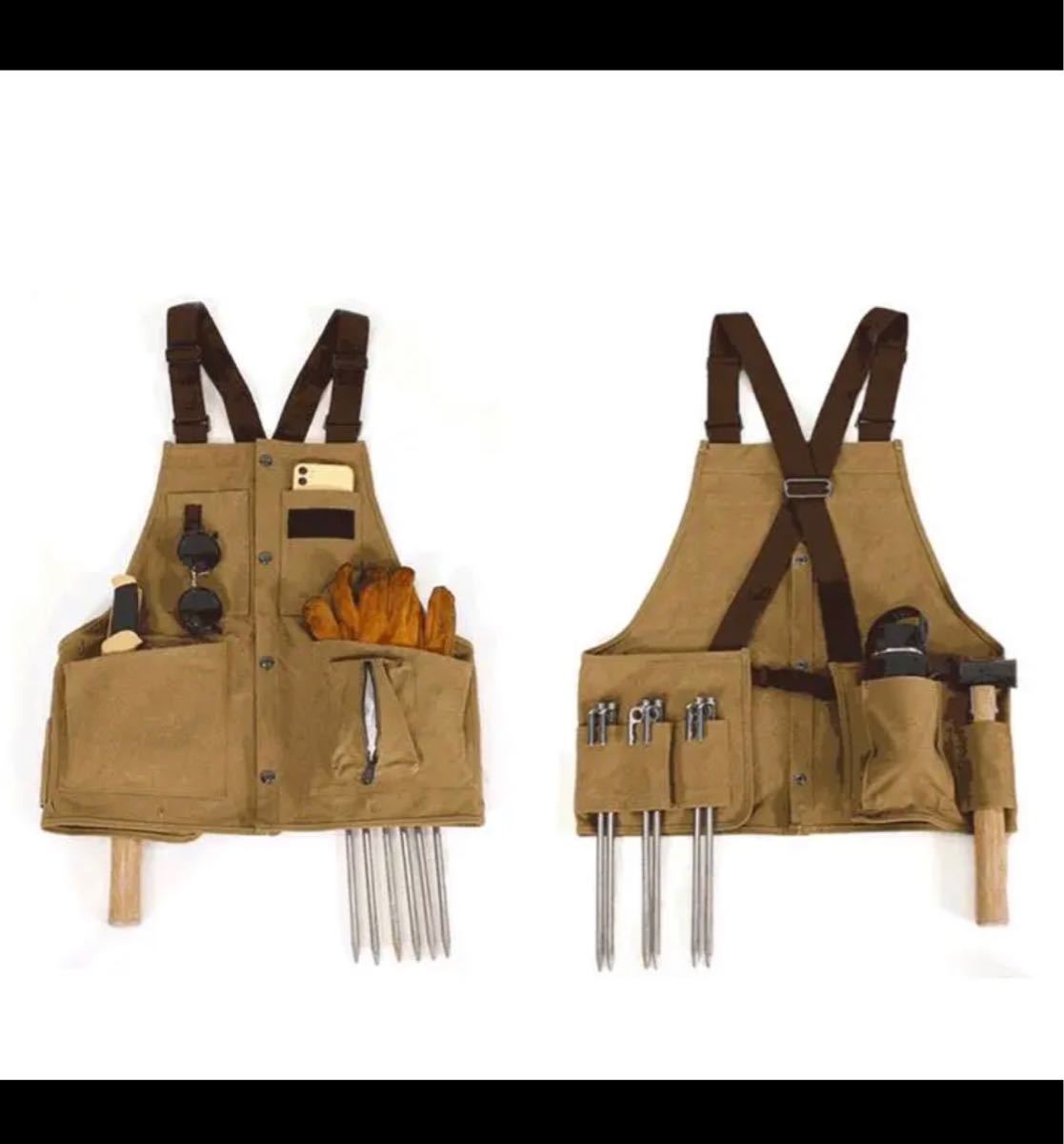 新品未使用】DOD ベベベノヴェスト AP1-767-KH カーキ 前掛け 新品未使用】DOD ベベベノヴェスト AP1-767-KH カーキ 前掛け