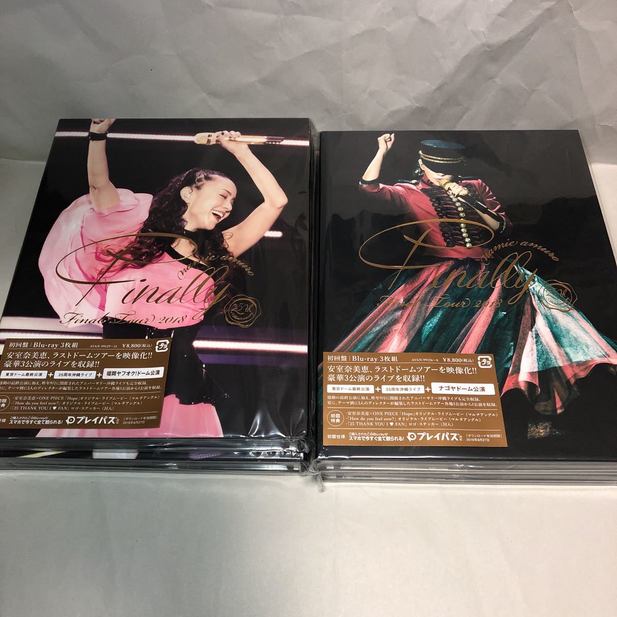 絶版 新品未開封 安室奈美恵 final tour2018 Finally 5枚セット Blu-ray 初回限定盤 HMV限定バッヂ12種付き
