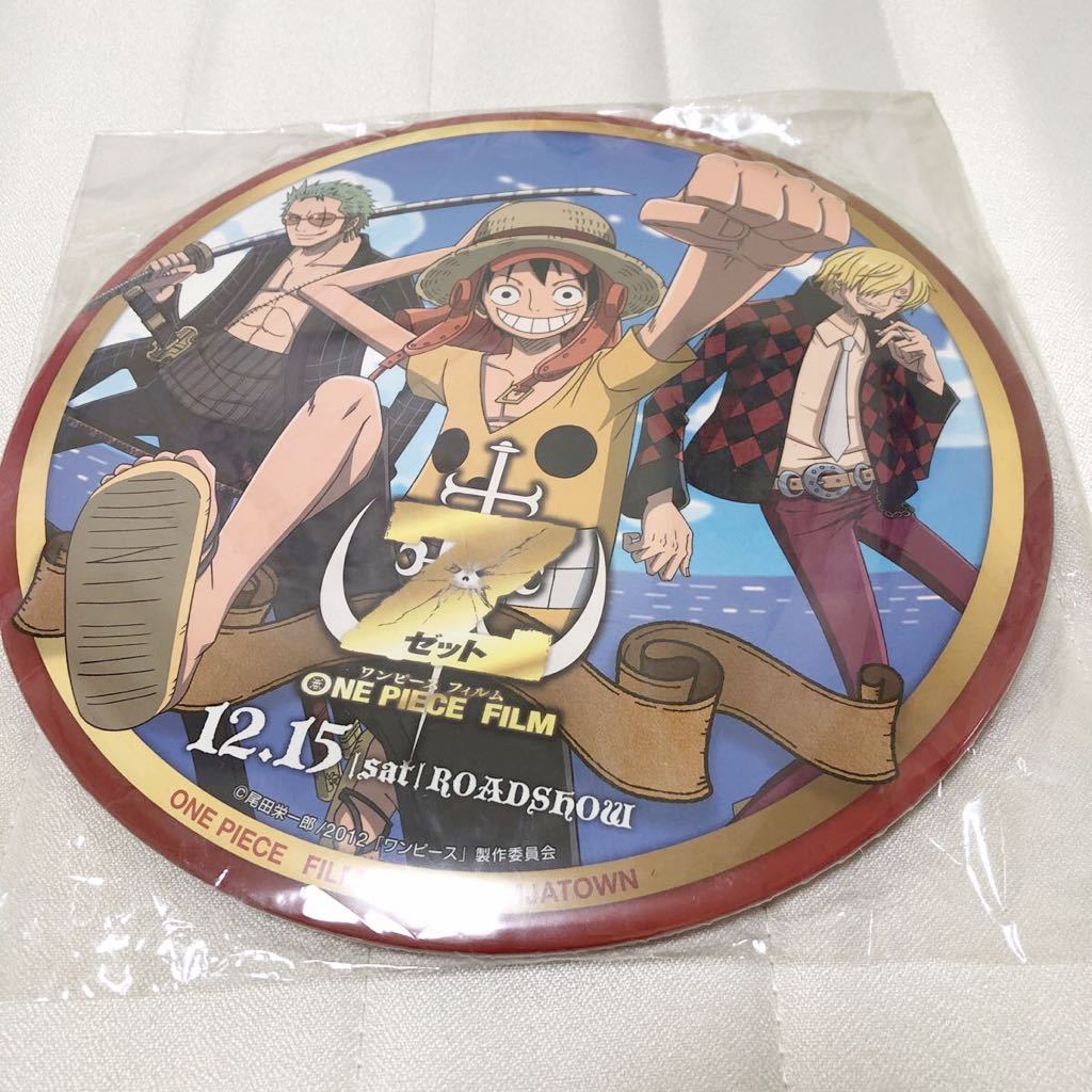 ONE PIECE FILM Z ナンジャタウン限定 ゾロ サンジ ルフィ 缶バッジ スタンド ビッグ缶バッジ 缶バッジ パネル ワンピース 