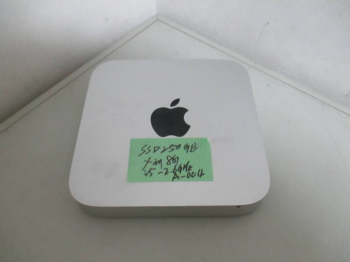 「A-004」★Apple Mac mini A1347(Late2014) デュアルコア intel core i5 2.6GHz/SSD250GB/メモリ8GB/無線/MacOS Catalina 10.15.3★