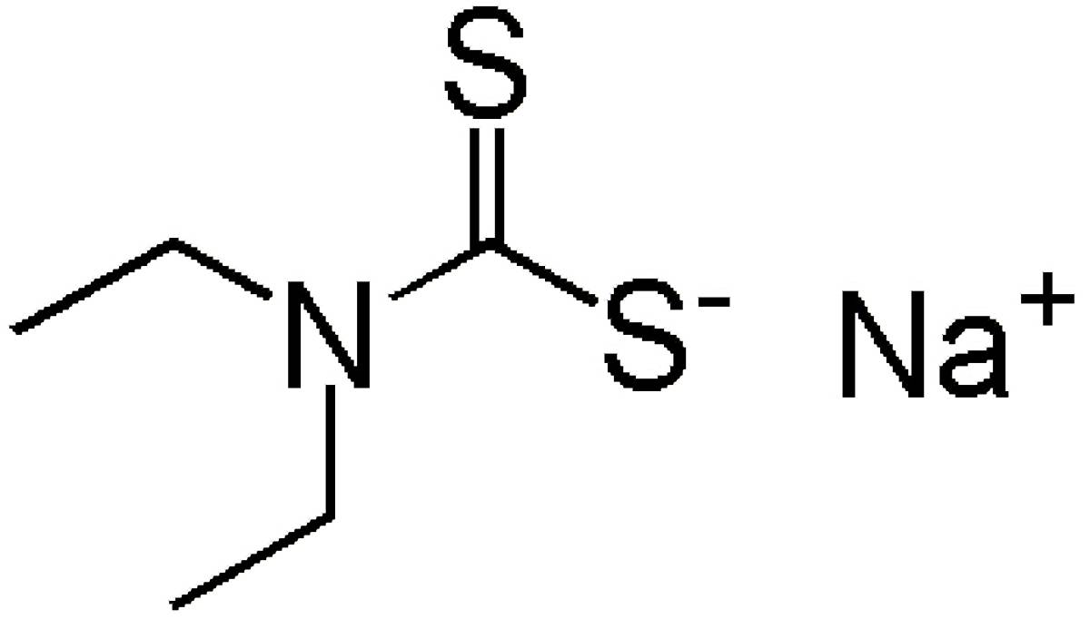 ジエチルアミノメタンジチオ酸ナトリウム99% 25g NaS2CN(C2H5)2・3H2O ジエチルジチオカルバミン酸ナトリウム三水和物 有機化合物標本 試薬_画像2