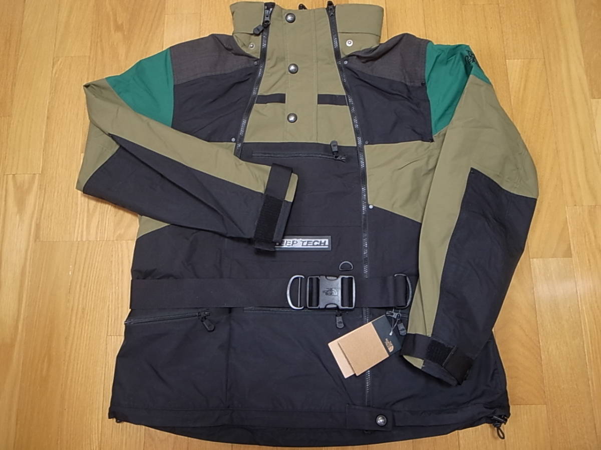 【送料無料 即決】海外限定 THE NORTH FACE STEEP TECH APOGEE JACKET XL 新品 オリーブ ブラック スティープテック アポジー ジャケット