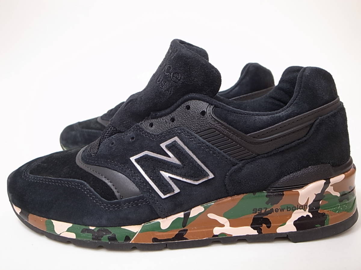 [ free shipping prompt decision ]NEW BALANCE USA made M997CMO 24.5cm US6.5 new goods camouflage pattern duck camouflage -juBLACK x CAMO black x duck limitation MADE IN USA American made 