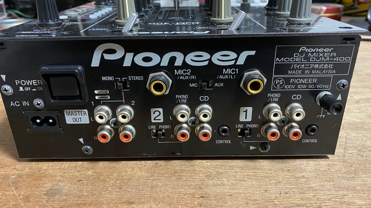 PayPayフリマ｜【名機】Pioneer パイオニア DJM400 DJミキサー 08年製