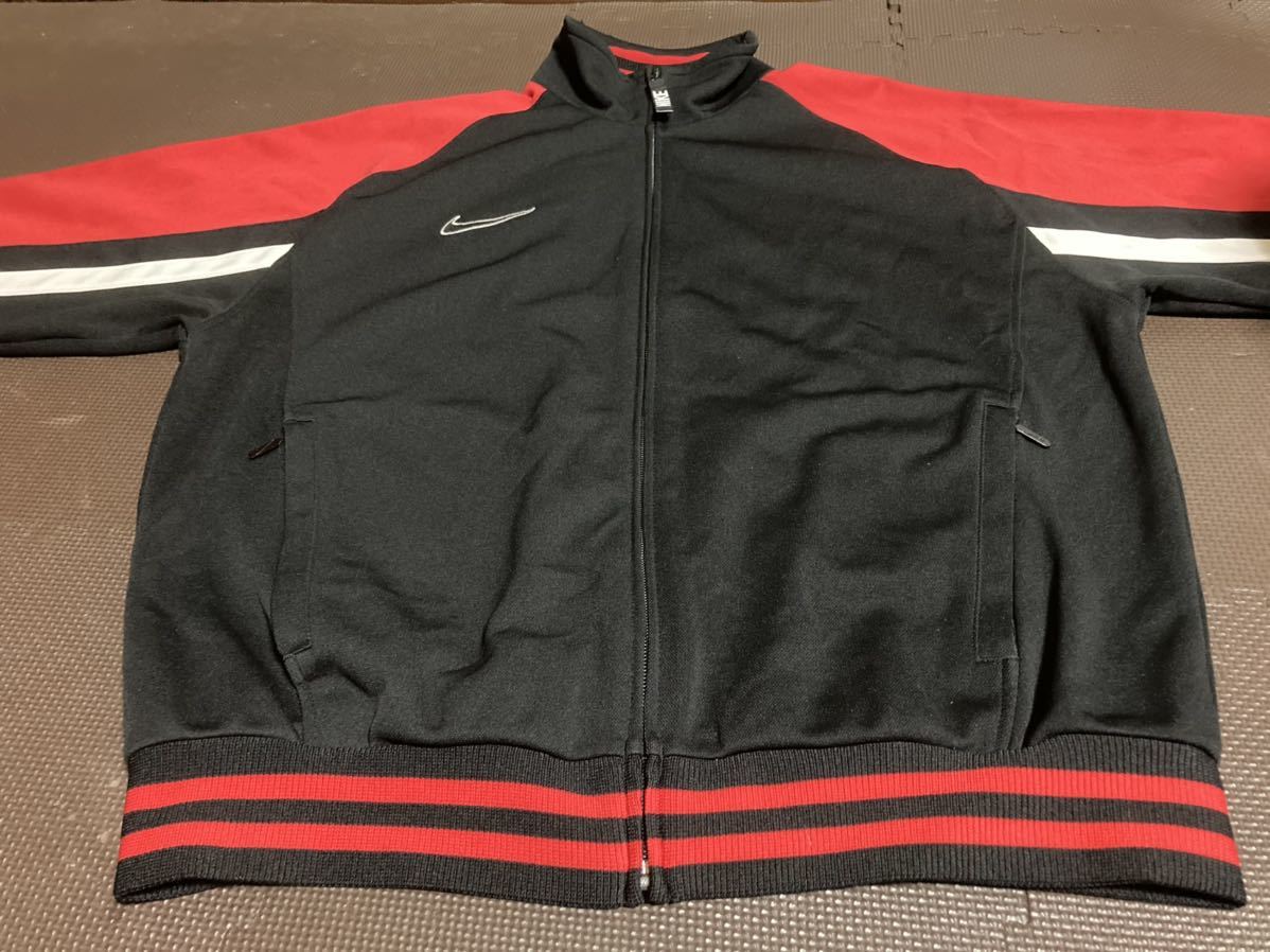 NIKE DRY-FIT black, red, Logo white top and bottom set size L