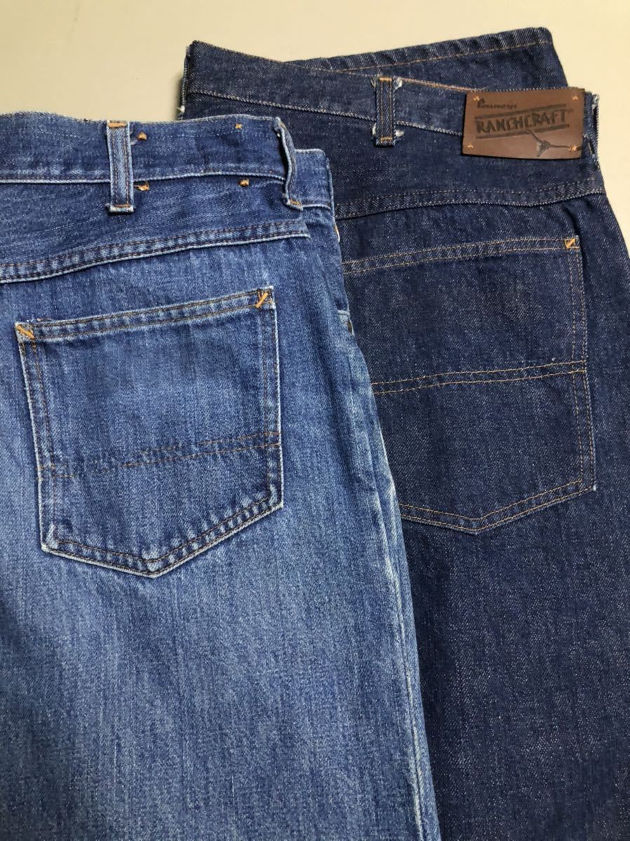 1960s Penneys Denim Pants Size W34 holdmeback.com