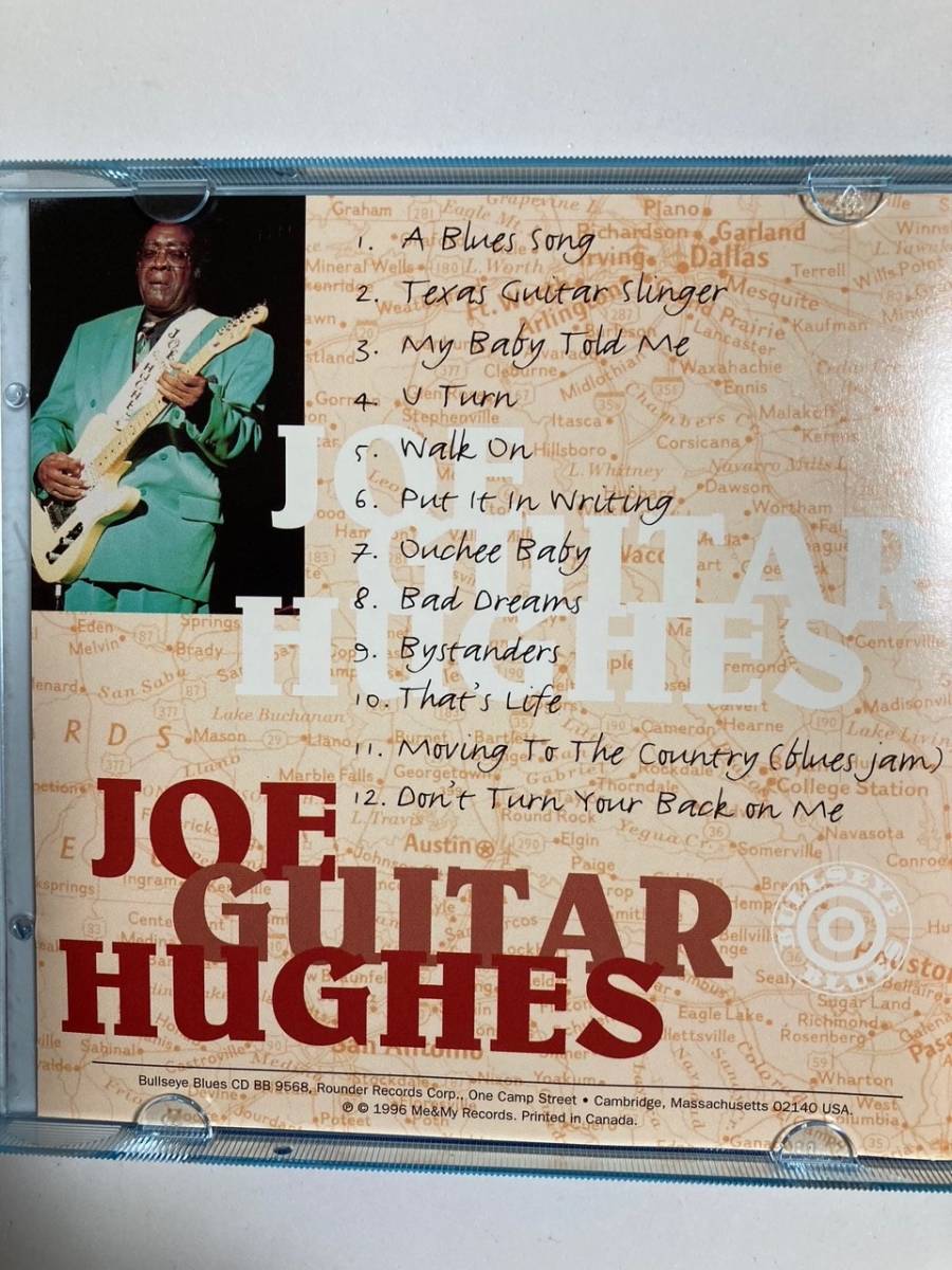 【ブルース】ジョー・ギター・ヒューズ（JOE GUITAR HUGHES）「テキサス・ギター・スリンガー」(レア)中古CD,カナダオリジナル初盤、BL-356_画像4
