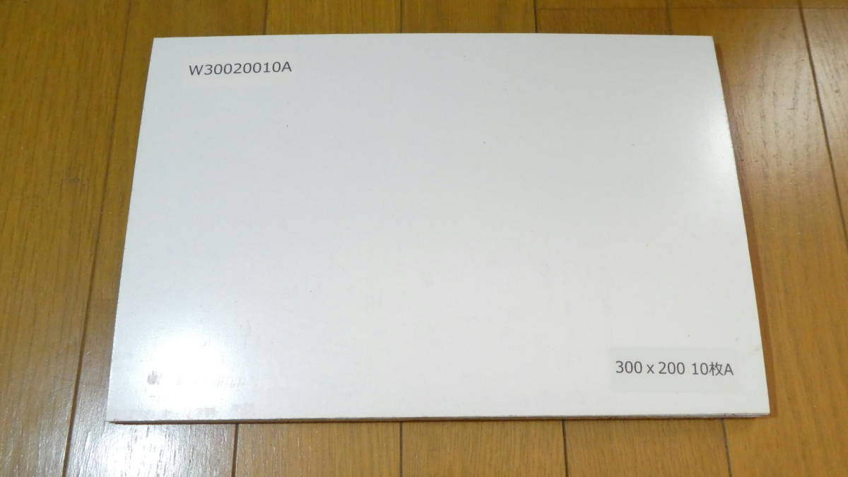 アイカメラミン化粧板端材 白 約300ミリｘ約200ミリ 厚み約1㎜ 10枚 ツヤ無しタイプ A W30020010A