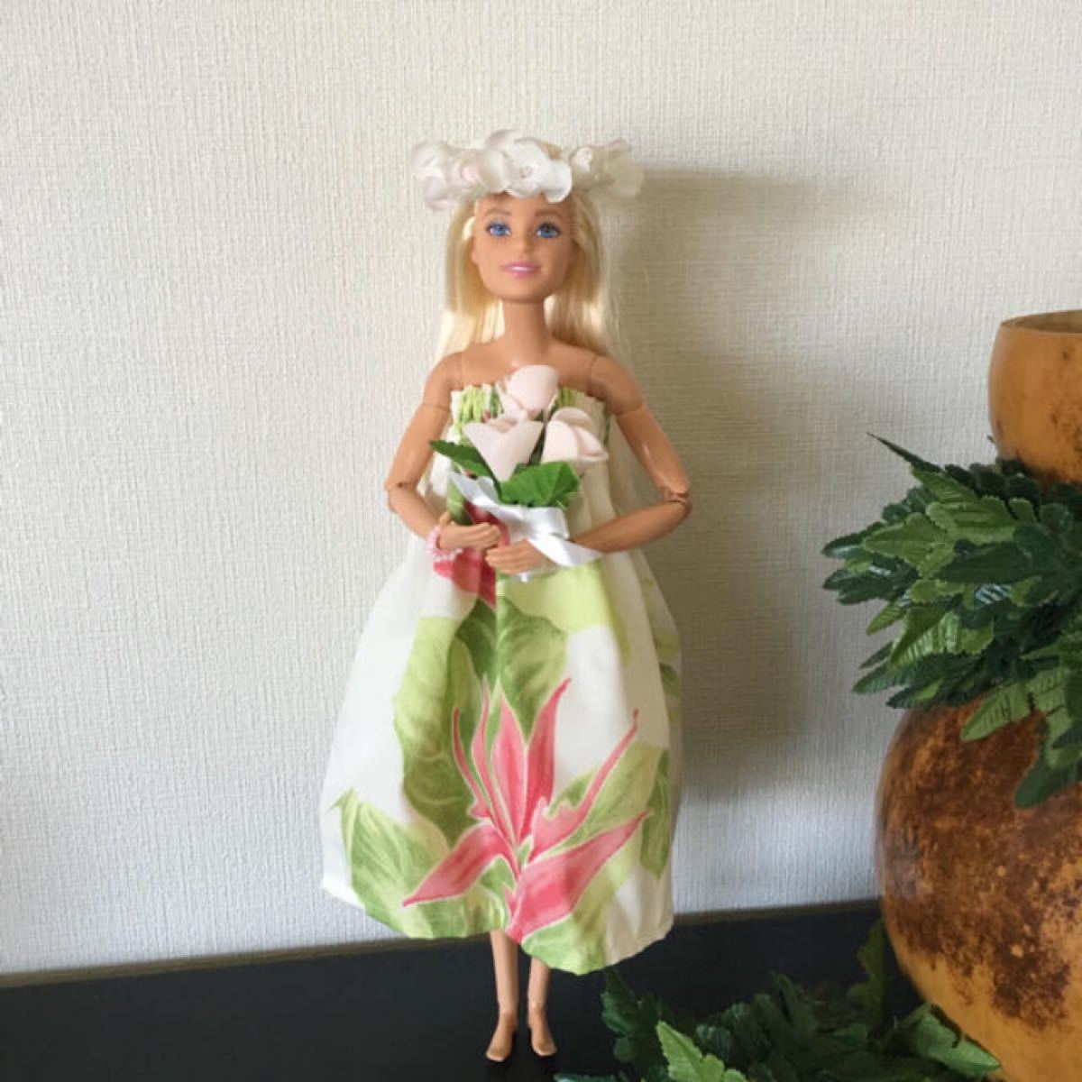 higa wari supesyaru Barbie - バービー人形 フラダンス衣装 
