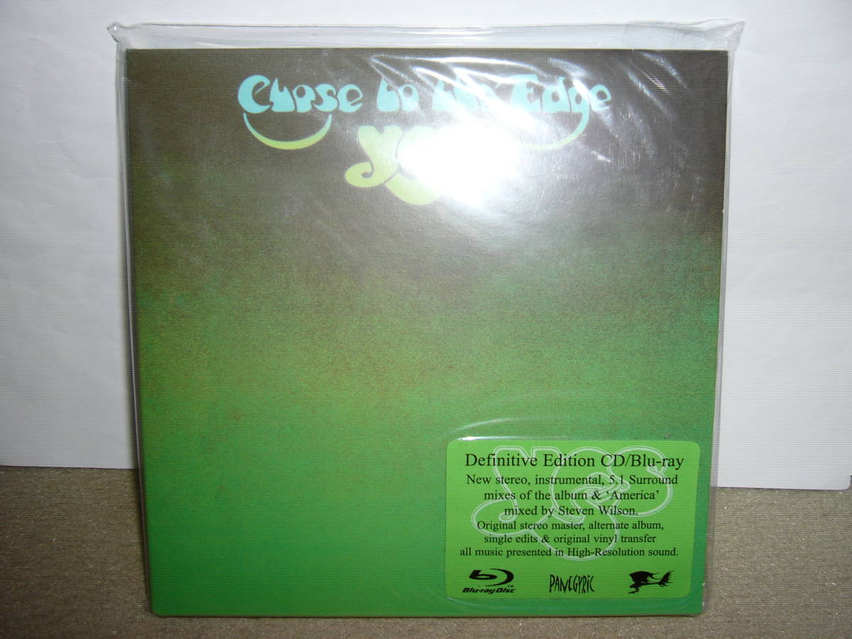 Yes大作主義の大傑作「危機」Steve Wilson新規ミキシング版 CD+Blu-Ray二枚組　紙ジャケット仕様限定盤　輸入盤未開封新品。