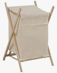 wood folding hamper ランドリーバスケット ランドリー バスケット 収納 ボックス インテリア おしゃれ 46x46x69.3 cm F-369_画像4