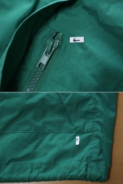 90s OLD GAP nylon ano rack Parker Old Vintage Gap pull over jacket green XL big large size //