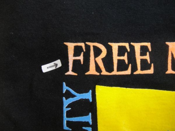 デッドストック 1997 Free Mumia Abu-Jamal ビンテージT 