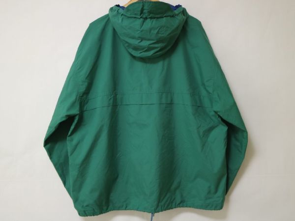 90s OLD GAP nylon ano rack Parker Old Vintage Gap pull over jacket green XL big large size //