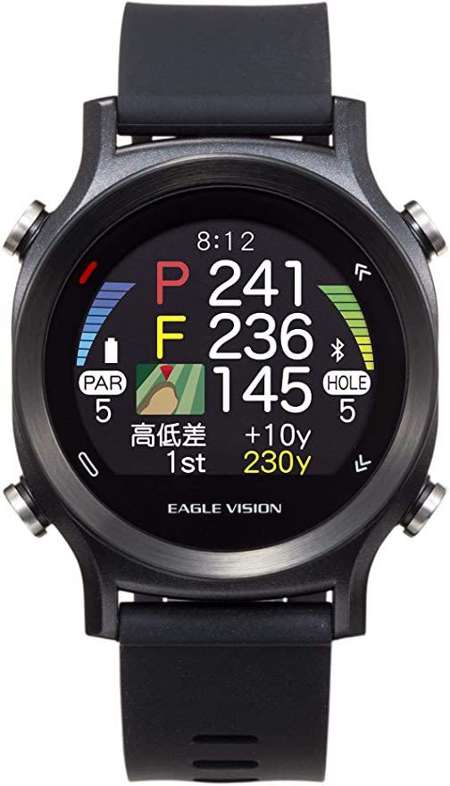 新品★送料無料★アサヒゴルフ EAGLE VISION watch ACE EV-933 BK ハイブリッドGPS
