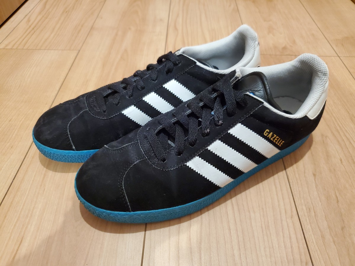 Paypayフリマ Adidas アディダス Gazelle ガゼル 黒 白 青 スニーカー 黒