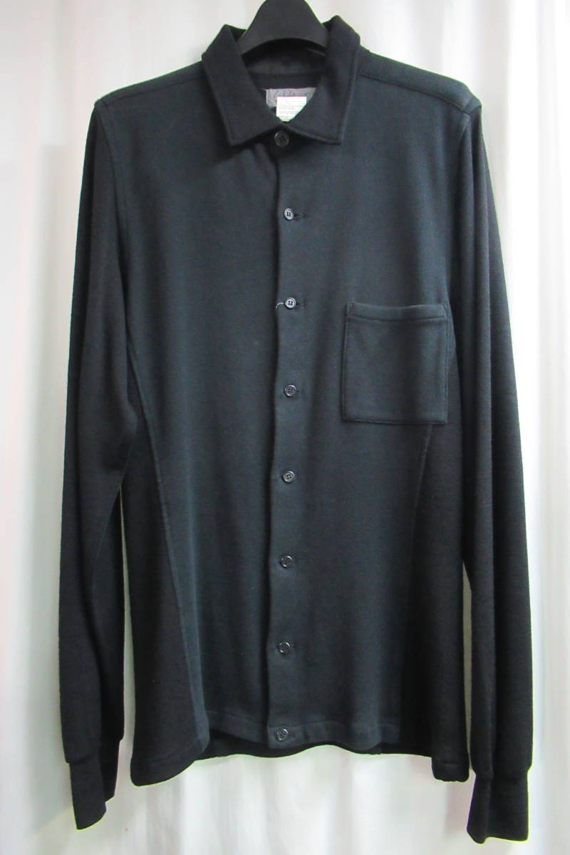 大人気新作  93aw yohji yamamoto pour homme vintage 黒 切替えデザインブラウス HP-B50-819 長袖Tシャツ
