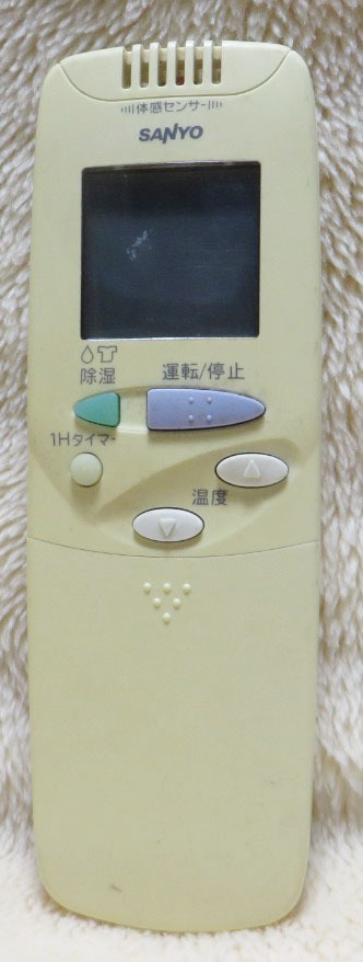 ★K-69★SANYO/サンヨー エアコン用リモコン RCS-SJ1★ジャンク品 返品不可 _画像1