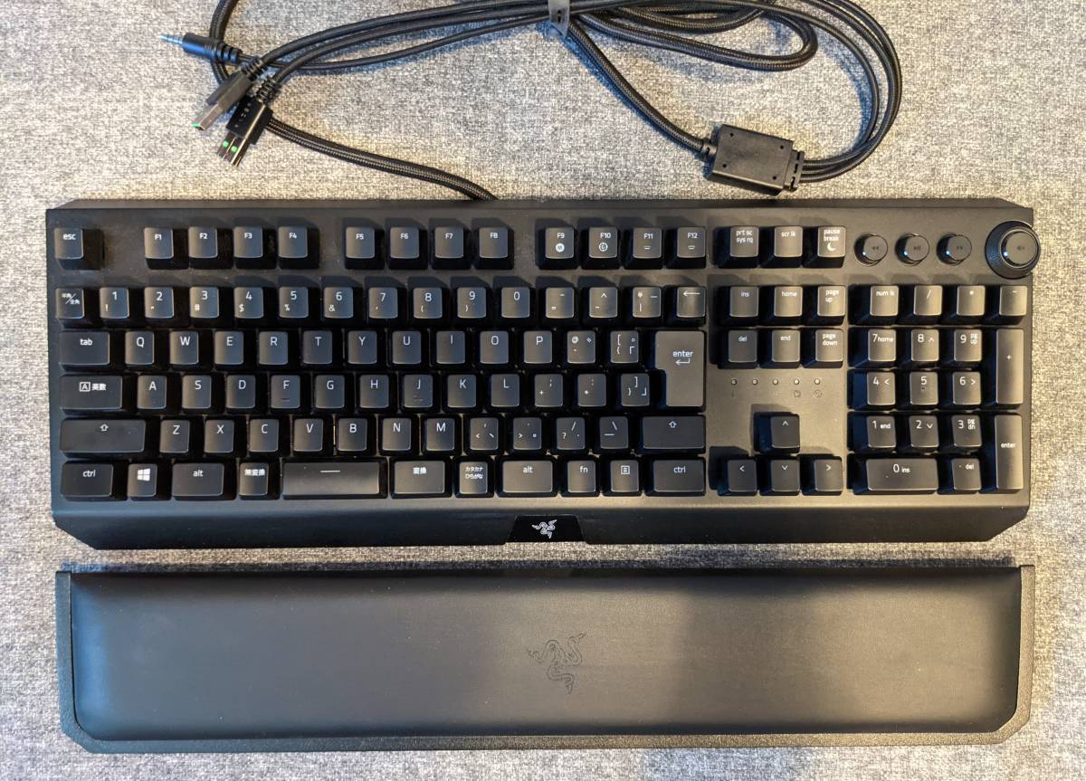 送料無料 Razer BlackWidow Elite JP Orange Switch メカニカル ゲーミングキーボード 日本語配列 レイザー オレンジ軸 RZ03-02622900-R3J1_画像3