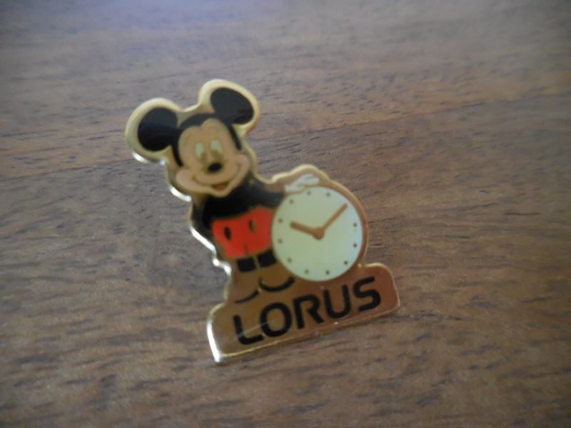  France * old pin z[LORUS] pin z pin badge pin bachiPINS Mickey Mouse clock 