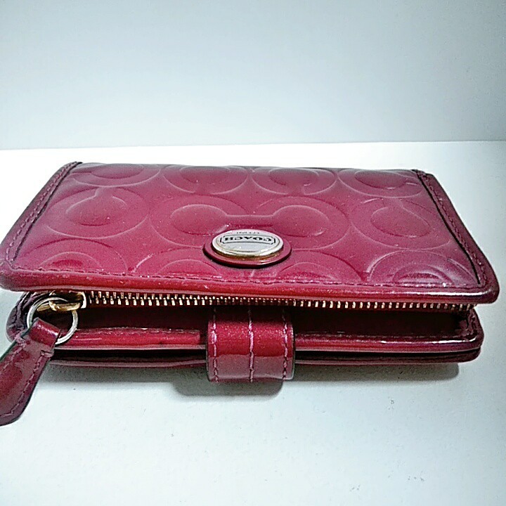Paypayフリマ 赤字覚悟 Coach コーチ ワインレッド レディース 長財布 赤 二つ折り 高級ブランド 光沢有り おしゃれ Paypayフリマ 赤字覚悟 Coach コーチ ワインレッド レディース 長財布 赤 二つ折り 高級ブランド 光沢有り おしゃれ