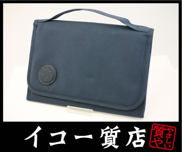イコー質店 ハンティングワールド ☆極希少品 トラベルポーチ ネイビー