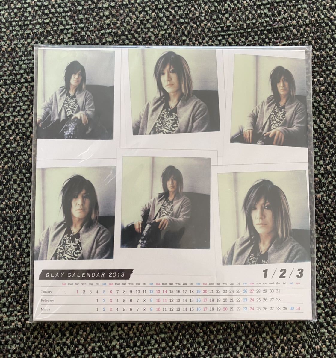 GLAY 2013 カレンダー 新品 13cmx13cm_画像1