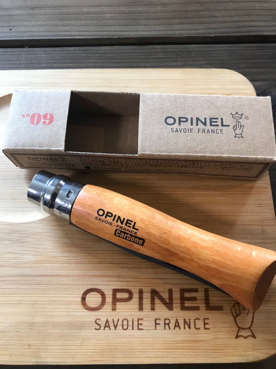 Sランク オピネル Opinel No.9 カーボン 黒錆加工済み　【組み立て】