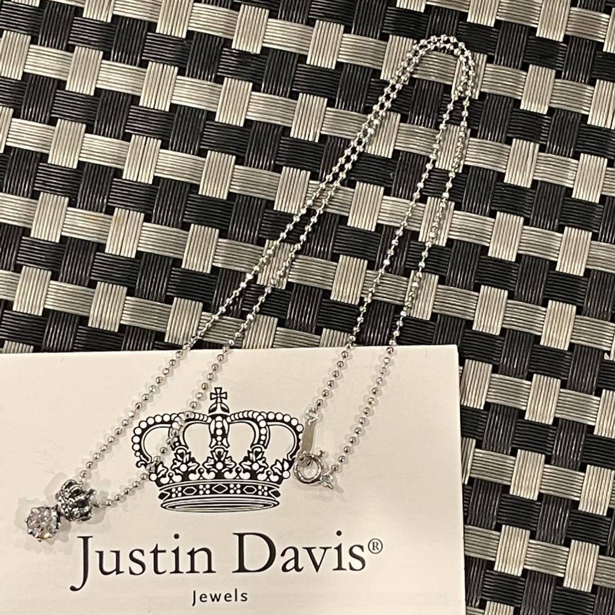 大野智着用◆新品◆JUSTIN DAVIS◆JULIET NECKLACE◆40cm◆クラウンネックレス◆定価23,100円◆SNJ252◆_画像4