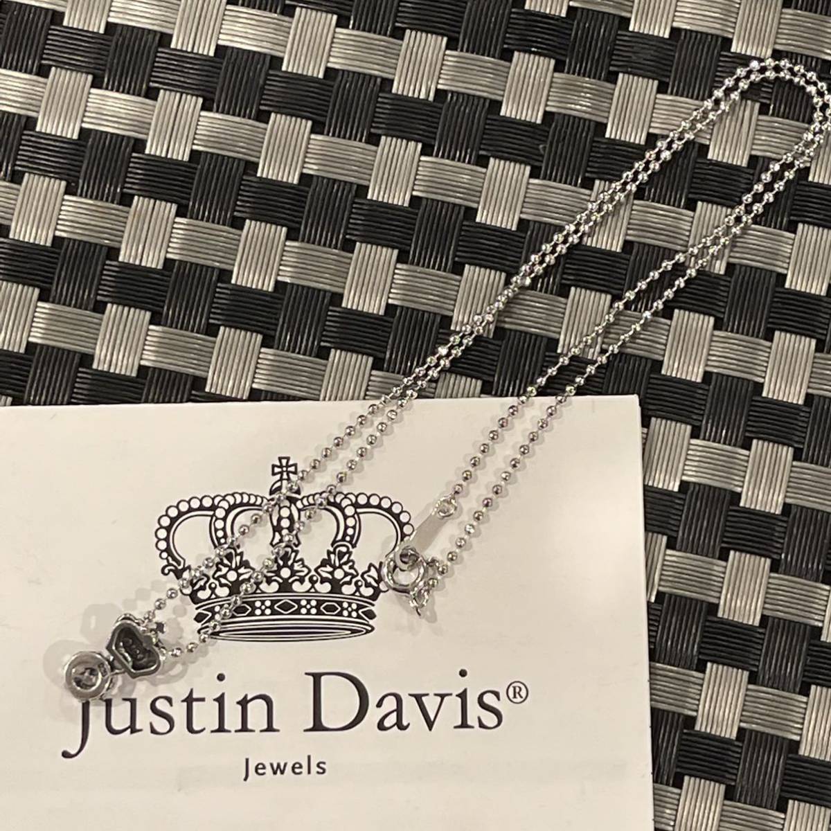 大野智着用◆新品◆JUSTIN DAVIS◆JULIET NECKLACE◆40cm◆クラウンネックレス◆定価23,100円◆SNJ252◆_画像5