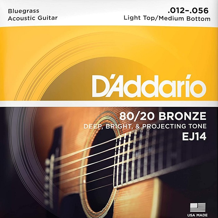 D'Addario EJ14 Bluegrass 012-056 80/20 Bronze ダダリオ アコギ弦_画像1