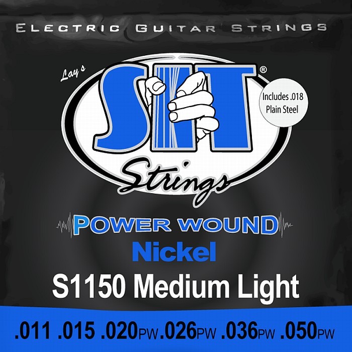 SIT S1150 Power Wound Medium Light 011-050 エスアイティー エレキギター弦_画像1