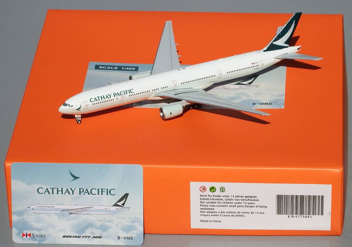 キャセイパシフィック航空 B777-300 1/200スケールモデル
