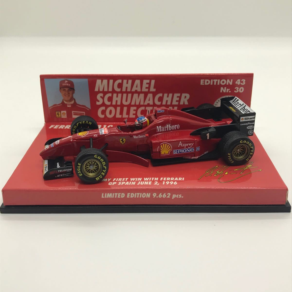 フェラーリF310 M シューマッハ 1996スペインGP優勝 マルボロ フェラーリF310 M シューマッハ 1996スペインGP優勝 マルボロ
