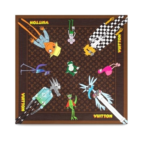 CU】LOUIS VUITTON ルイヴィトン MP2954-3 スカーフ バンダナ