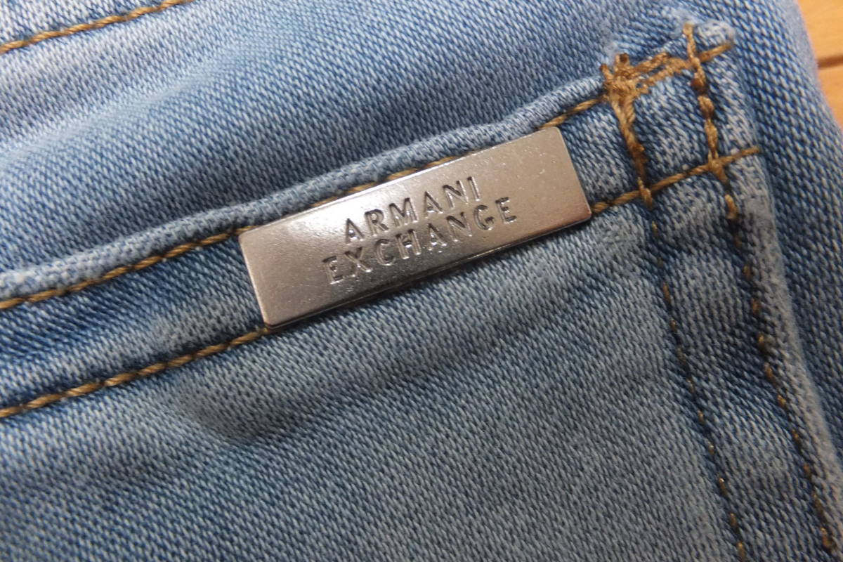 新品★ARMANI EXCHANGE／アルマーニエクスチェンジ★デニムパンツ ジーンズ 6A 118cm ダメージ加工_画像8